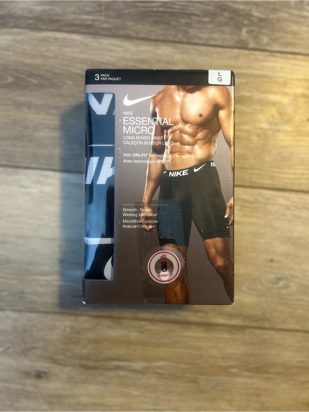 Nike Black Boxer Briefs with White Logo Waistband - 3 Pack